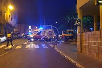 Atropello doble en un paseo de peatones del casco urbano de Telde/TA.